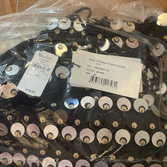 The New Arrivals by Ilkyaz Ozel Phoenix Sequined Midi Slip Dress NWT size 40 DE - Picture 3 of 4